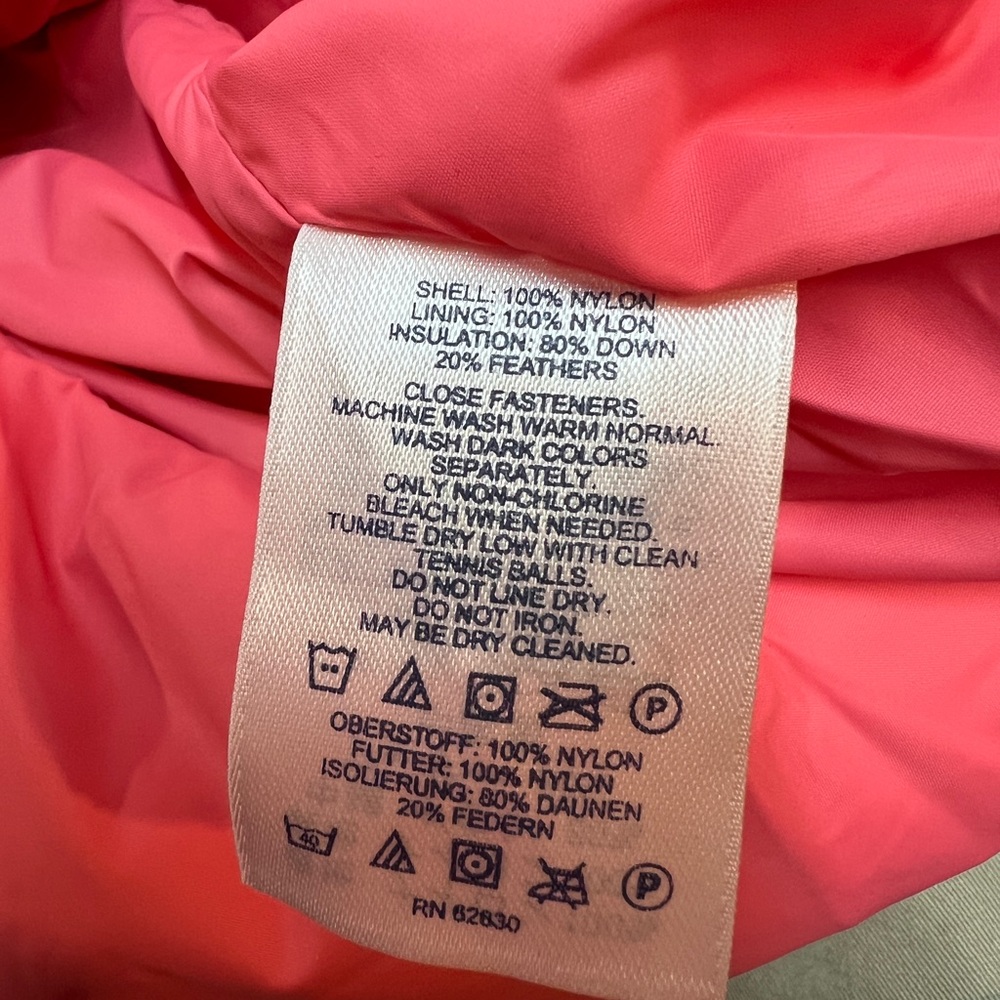 Lands' End Women's Vibrant Pink 80% Down Jacket - Picture 5 of 7